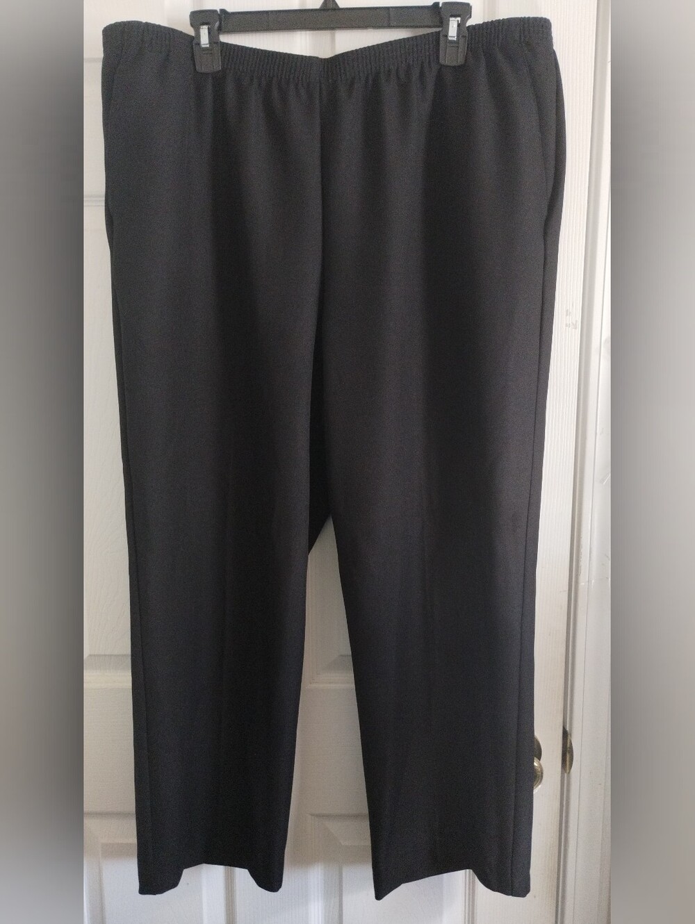 NWT Alfred Dunner Black Women's Dress Pants Short/Wide Width